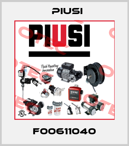 F00611040 Piusi