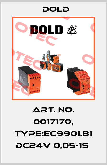 Art. No. 0017170, Type:EC9901.81 DC24V 0,05-1S  Dold