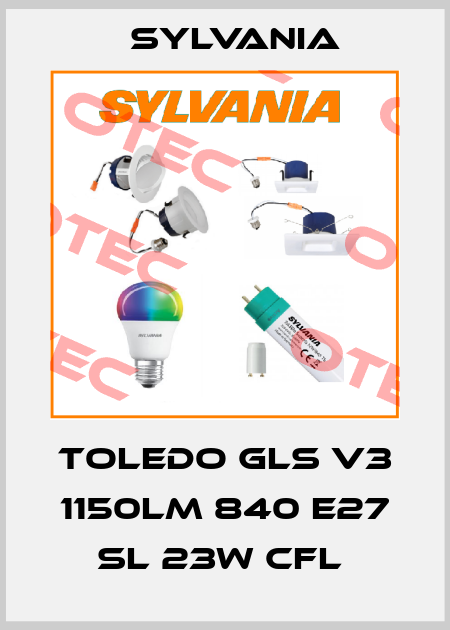 TOLEDO GLS V3 1150LM 840 E27 SL 23W CFL  Sylvania