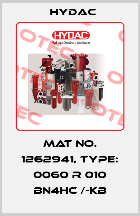 Mat No. 1262941, Type: 0060 R 010 BN4HC /-KB Hydac