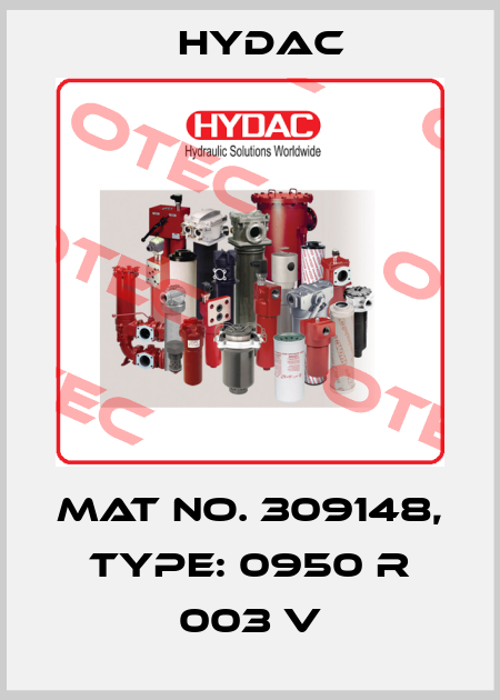 Mat No. 309148, Type: 0950 R 003 V Hydac