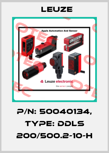p/n: 50040134, Type: DDLS 200/500.2-10-H Leuze