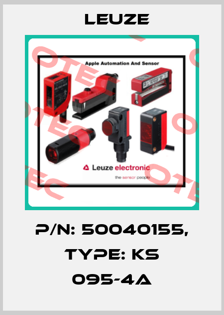 p/n: 50040155, Type: KS 095-4A Leuze