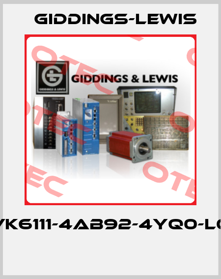 7VK6111-4AB92-4YQ0-L0R  Giddings-Lewis