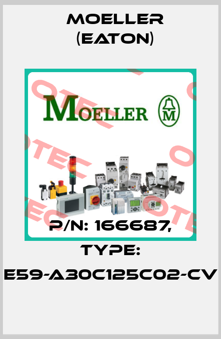 P/N: 166687, Type: E59-A30C125C02-CV Moeller (Eaton)