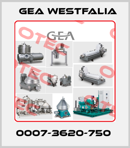0007-3620-750  Gea Westfalia