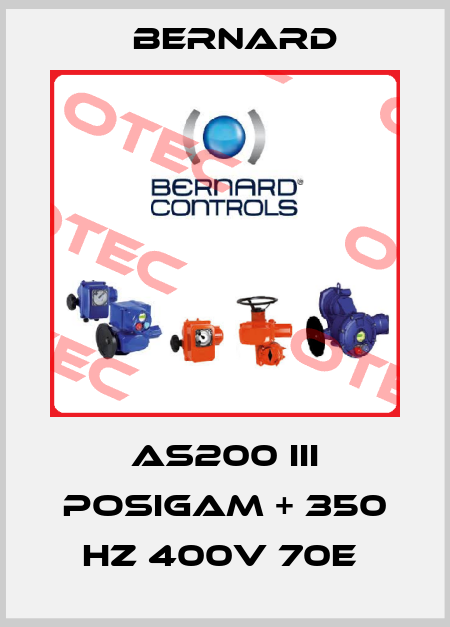 AS200 III POSIGAM + 350 HZ 400V 70E  Bernard