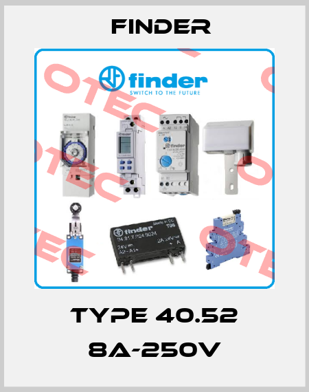 TYPE 40.52 8A-250V Finder