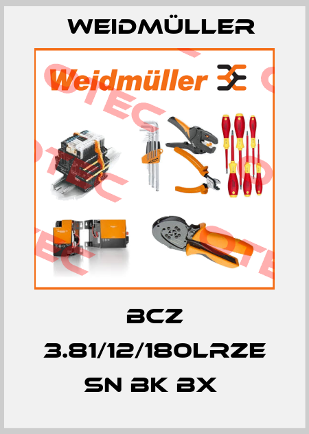 BCZ 3.81/12/180LRZE SN BK BX  Weidmüller