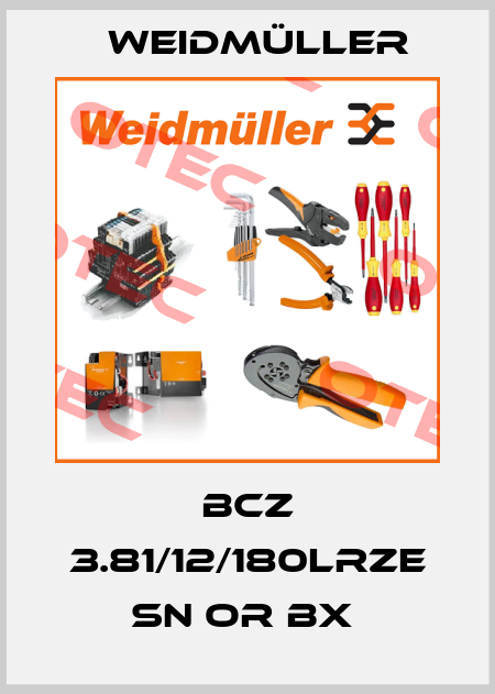 BCZ 3.81/12/180LRZE SN OR BX  Weidmüller