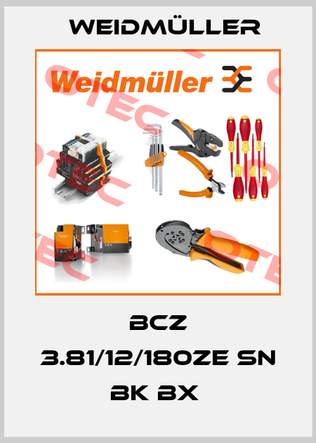 BCZ 3.81/12/180ZE SN BK BX  Weidmüller