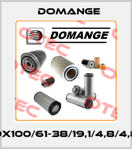 DX100/61-38/19,1/4,8/4,8 Domange
