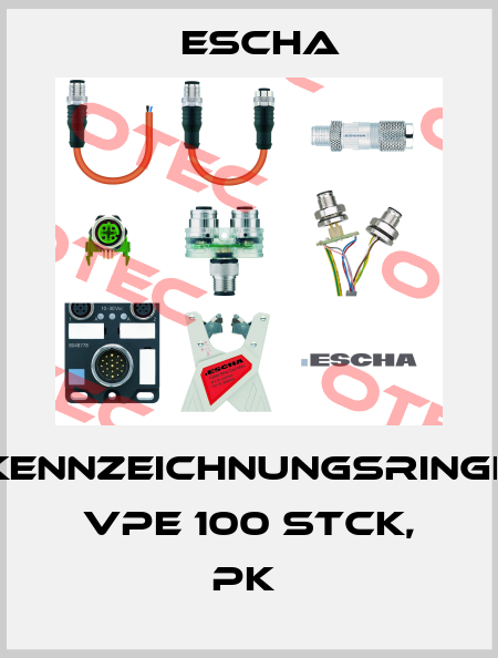 Kennzeichnungsringe VPE 100 Stck, PK  Escha