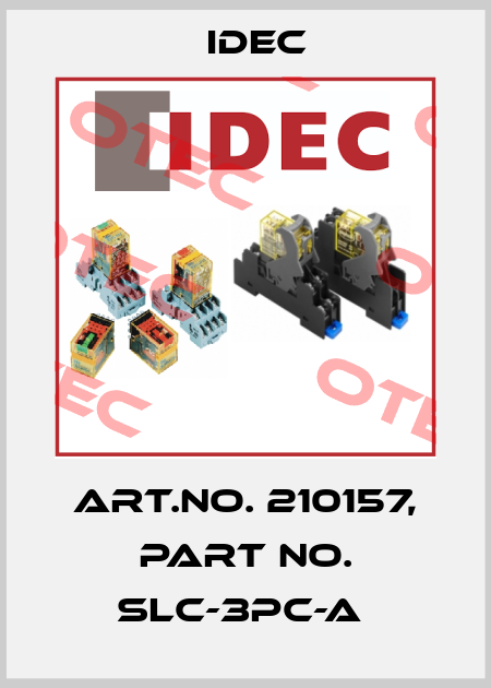 Art.No. 210157, Part No. SLC-3PC-A  Idec