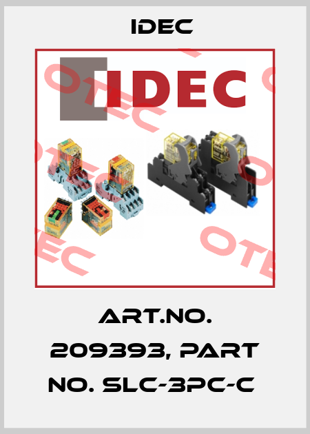 Art.No. 209393, Part No. SLC-3PC-C  Idec