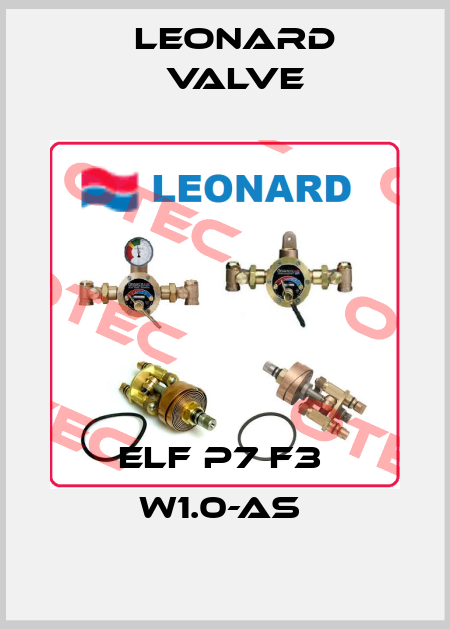 ELF P7 F3  W1.0-AS  LEONARD VALVE