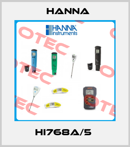 HI768A/5  Hanna