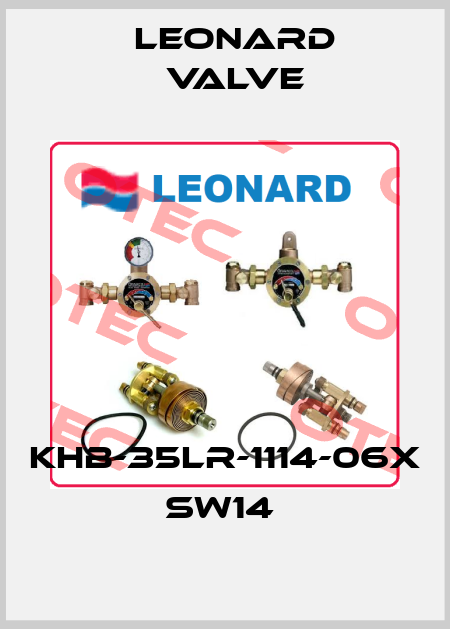 KHB-35LR-1114-06X SW14  LEONARD VALVE