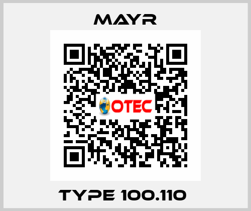Type 100.110  Mayr