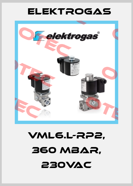 VML6.L-Rp2, 360 mbar, 230VAC Elektrogas