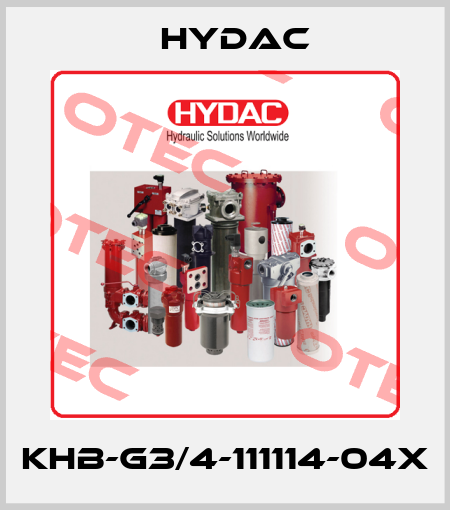 KHB-G3/4-111114-04X Hydac