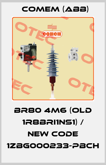BR80 4M6 (old 1R8BRI1NS1) / new code 1ZBG000233-PBCH Comem (ABB)
