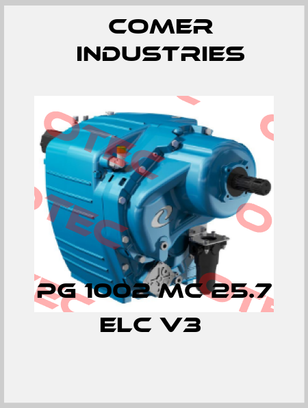 PG 1002 MC 25.7 ELC V3  Comer Industries
