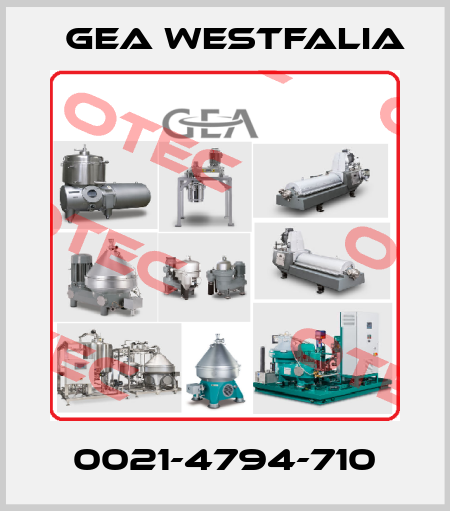 0021-4794-710 Gea Westfalia