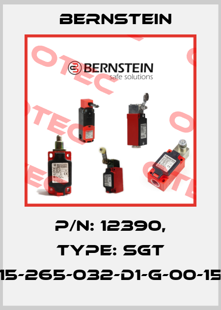 P/N: 12390, Type: SGT 15-265-032-D1-G-00-15 Bernstein