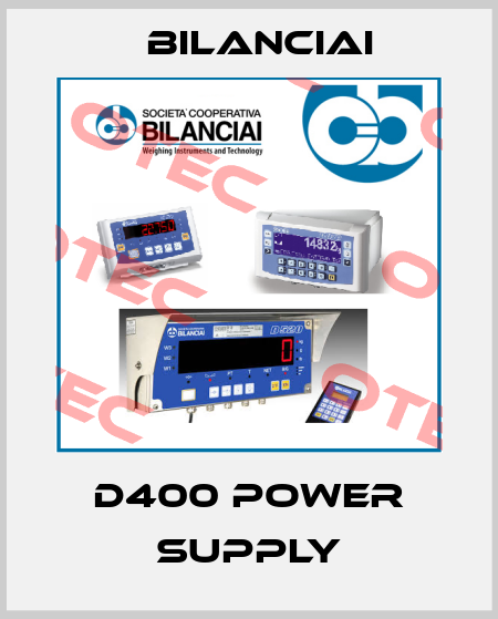 D400 power supply Bilanciai