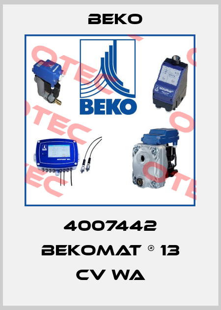 4007442 BEKOMAT ® 13 CV WA Beko