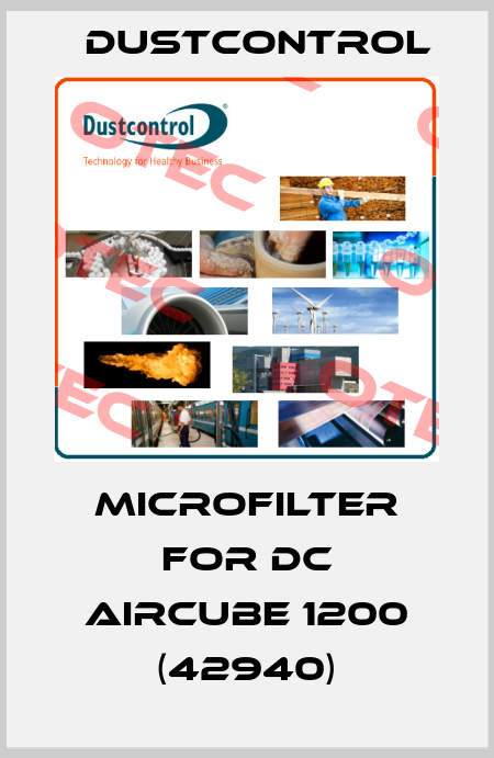 Microfilter for DC AirCube 1200 (42940) Dustcontrol