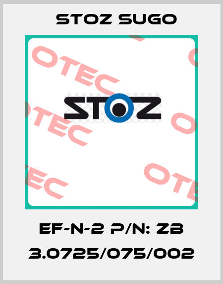 EF-N-2 P/N: ZB 3.0725/075/002 Stoz Sugo