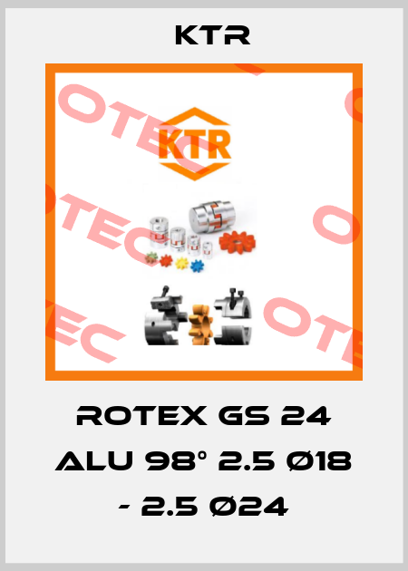 ROTEX GS 24 Alu 98° 2.5 Ø18 - 2.5 Ø24 KTR