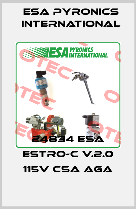24834 ESA ESTRO-C V.2.0 115V CSA AGA ESA Pyronics International