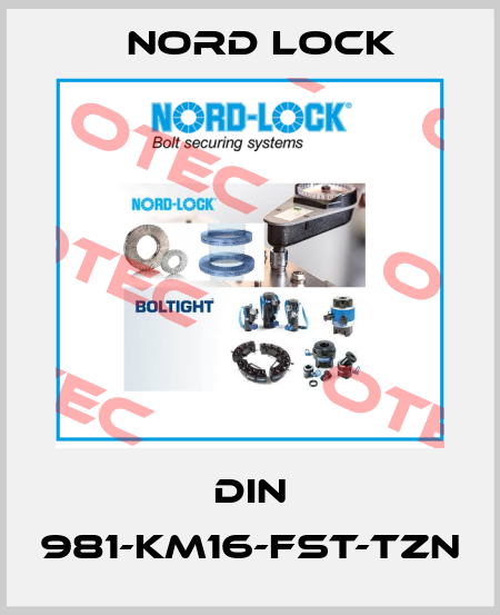 DIN 981-KM16-FSt-tZn Nord Lock