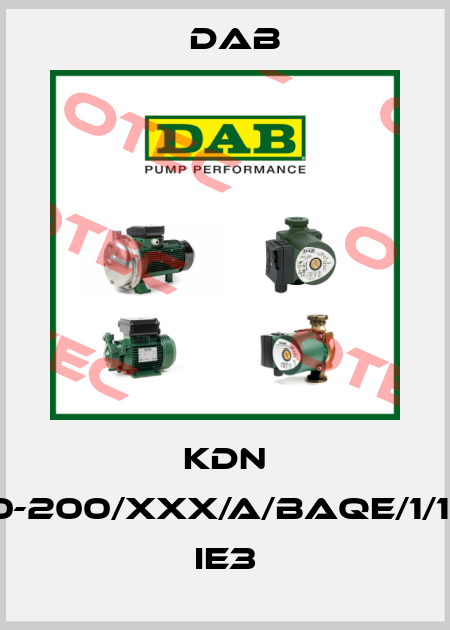 KDN 100-200/XXX/A/BAQE/1/11/4 IE3 DAB