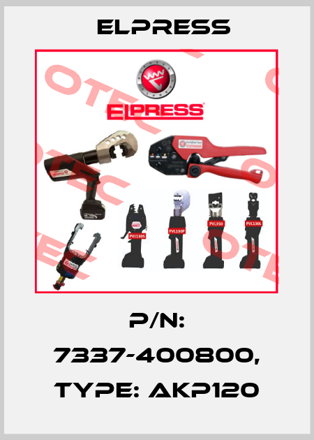 p/n: 7337-400800, Type: AKP120 Elpress