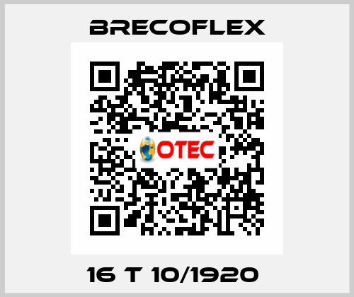 16 T 10/1920  Brecoflex