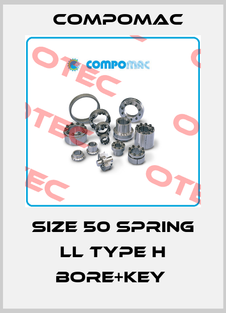 SIZE 50 SPRING LL TYPE H BORE+KEY  Compomac