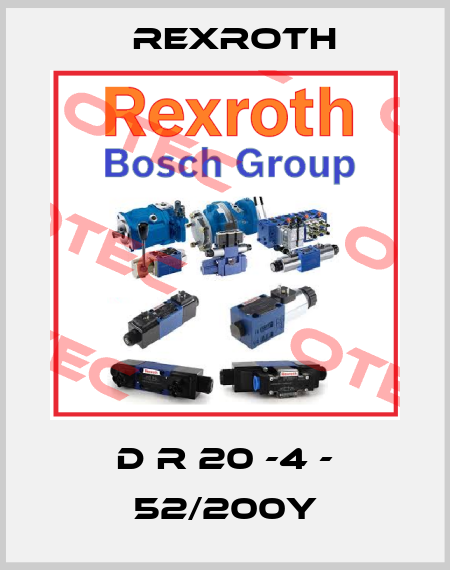 D R 20 -4 - 52/200Y Rexroth