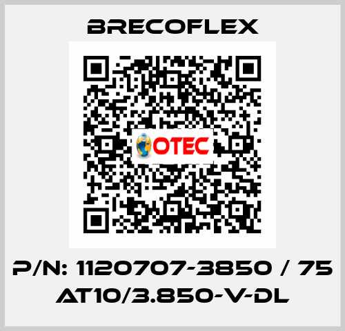 P/N: 1120707-3850 / 75 AT10/3.850-V-DL Brecoflex