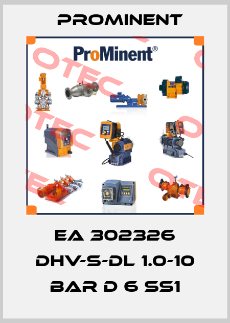 EA 302326 DHV-S-DL 1.0-10 bar d 6 SS1 ProMinent