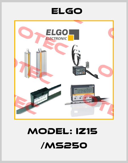 Model: IZ15  /Ms250 Elgo