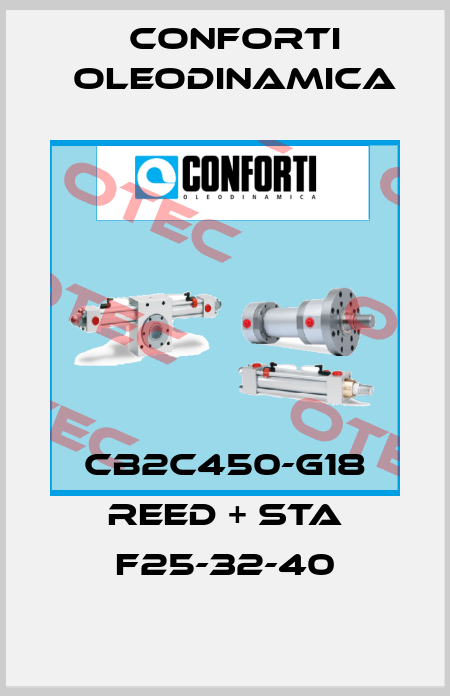 CB2C450-G18 REED + STA f25-32-40 Conforti Oleodinamica