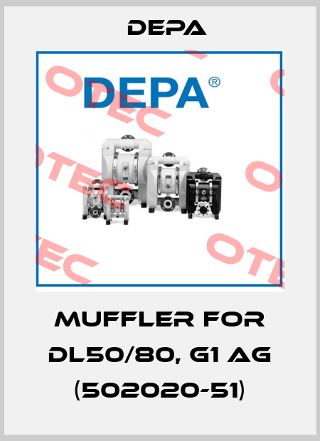 muffler for DL50/80, G1 AG (502020-51) Depa