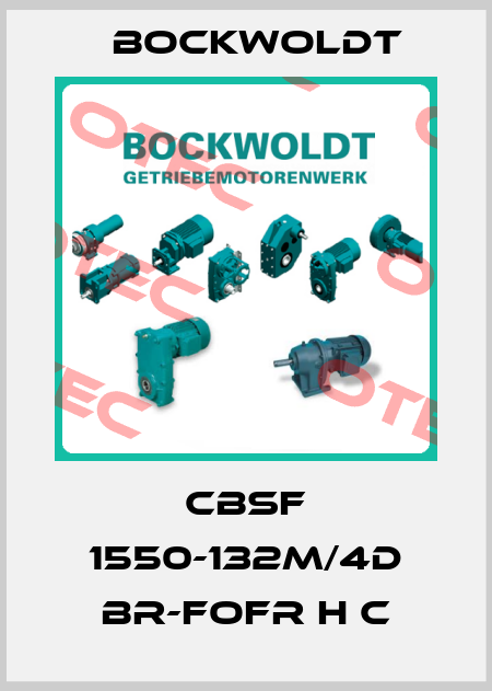 CBSF 1550-132M/4D Br-FoFr H C Bockwoldt