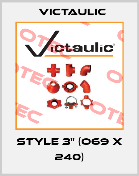 STYLE 3" (O69 x 240) Victaulic