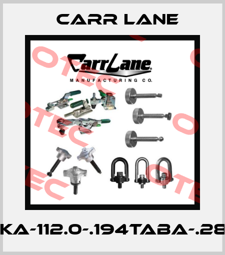 CL-112-KA-112.0-.194TABA-.281TABS Carr Lane