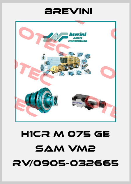 H1CR M 075 GE SAM VM2 RV/0905-032665 Brevini